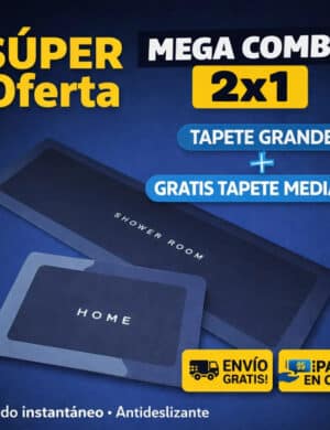 SafeMat Home®: Pisos Secos y Seguros + 🎁 Alfombra Extra