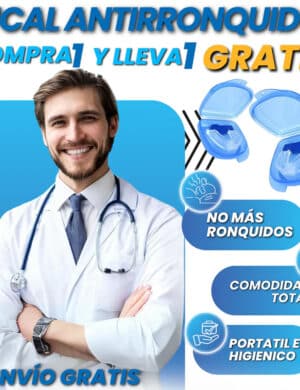 Snorreze Pro - Dispositivo Antironquidos y Apnea Para Dejar de Roncar - Mejora los Dientes Durmientes y Bruxismo