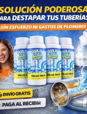 Wild Tornado®: Limpieza Profunda y Fácil para Tuberías (Combo de 4 Unidades )