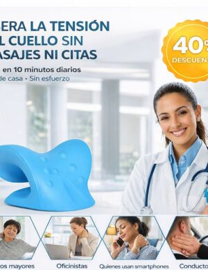 DoctorNeck® Alivio profundo para la rigidez del cuello en solo 10 minutos