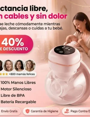 Pump Silence™: Extractor de Leche Materna de manos Libres que te devuelve tu tiempo y cuida tu producción