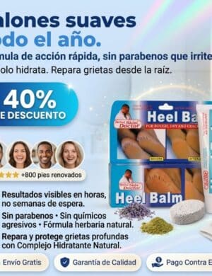 Heel Balm — hidratación intensiva para talones resecos, hecha para el día a día