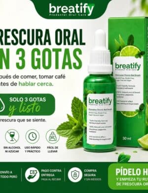 Breatify — ¡el suero que cuida tu aliento y te da la confianza de hablar de cerca! (2X1)